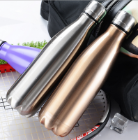 stainless steel cola shape vacuum water bottle