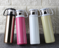 Coffee Thermos Vacuum Flask Stainless Steel Sport Water Bottle with Handle Vacuum Cup