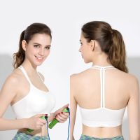 Soft multi strap with T back design crane sports wear bra for women