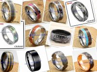 Ring jewelry China supplier,camo ring,tungsten ring for men and women