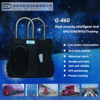 GPS container lock of cargo transportation solution, capable of tracking ability with GPS or SMS