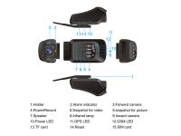 JC100 3G GPS Tracking Dash Camera