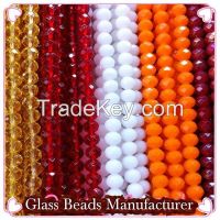 Crystal glass beads