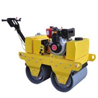 Small Handle double drums hydralic vibratory road roller