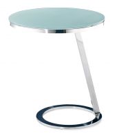 SHIMING MS-3316 Tempered glass with stainless steel small end side table