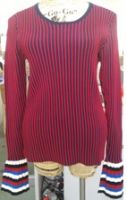 Ladies' 70% Rayon 30% Nylon Knitted Pullover