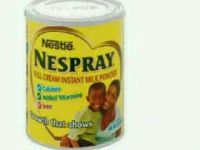 Nespray fortified instant full cream milk powder by nestle