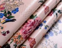 Customized 100% Cotton Flower Print Fabric For table-cloth