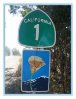 United States road traffic California sign board, United States road traffic California signal board