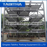 automatic lifting sliding puzzle car parking system