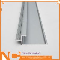 Anodized aluminum profile