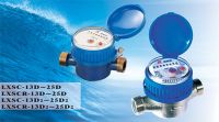 Rotary vane wheel dry-dial sing-jet water meter