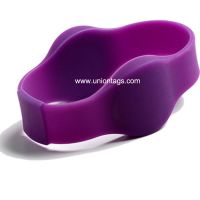 125khz Adjustable Colorful TK4100 Silicone Active Rfid Wristband