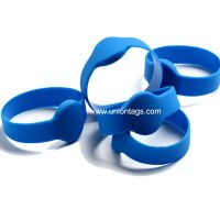 13.56MHz ISO 15693 I Code Sli RFID Woven Wristband for Events