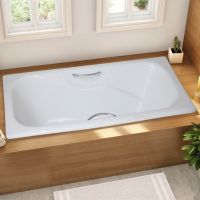 drop-in cast iron bathtub
