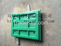 C80 Swing/Fixed Jaw Plate for Jaw Crusher High Manganese Steel Casting