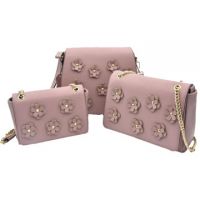 Fashion Beautiful Flowers PU Women Shoulder Bag