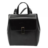 OEM Black Classic Women PU Backpack