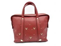 Wholesale Zipper Red PU Women Handbag