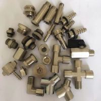 nickel plated brass air connectors , pneumatic fitting , brass fitting