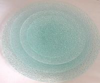 Seving Dinner Decorative Tempered Glass Plate