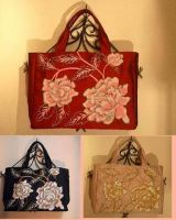 Embroidery handbag