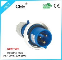 New Type CEE IP67 waterproof Industrial Male Plug, 3pin/4pin/5pin