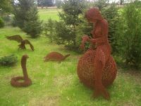 Wire Garden Sculptures