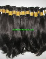 Bulk Straight Raw Hair from Donors, Unprocessed human hair