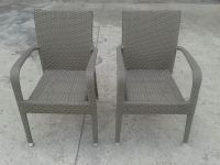 Outdoor Garden Furniture Stackable Dining Rattan Chair (k12)