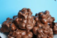 Milk Chocolatey Covered Peanut Cluster