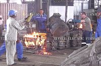 Induction heating treatment furnace