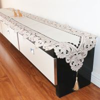 Handmade Cutout Embroidered Decorative Table Runner