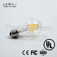 China gold suppliers dimmable led gbloe A60 4w 220v led filament light