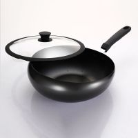New High Quality Iron 32 Cm Nonstick Painting Cookware Wok Kitchen Appliances Pots And Pans 