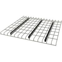 Pallet rack shelving storage wire decking for step beam