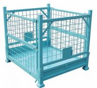 Steel wire mesh stillage stacking wire cage