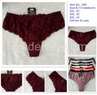 China wholesale new style red sexy briefs lace spandex fancy thongs 58