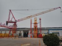 China popular 8tons QTD4522 luffing tower crane with 45m jib for high-rise building