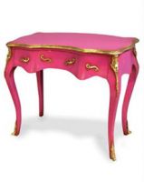 French Hand Painted Desk in Louis Xv style