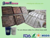 100:2condensation cure liquid silicone RTV2 for delicate concrete silicone mold