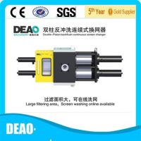 double piston backflush continuous screen changer