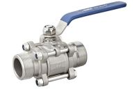 3PC Stainless steel ball valve