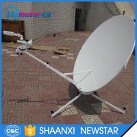 Ku band 120cm (4 feet) flyaway aluminum reflectors satellite dish antenna