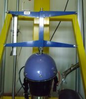 Helmet testing equipment