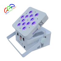 Hot Selling LED par can light 12*18W RGBW 18pcs LED disco wireless dmx par light 6 IN 1 BATTERY &amp; WIRELESS PAR