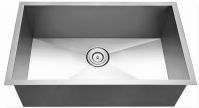 30" single bowl 304 stainless steel sink undermount handmade kitchen sink # S3018