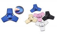 Multi-Color Metal Tri-Spinner Anti-Stress Fidget for Children & Adults