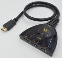 Premium HDMI 1 male TO HDMI 3 female transfer adapter cable