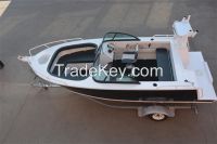 Aluminum boat open boat bowrider boat